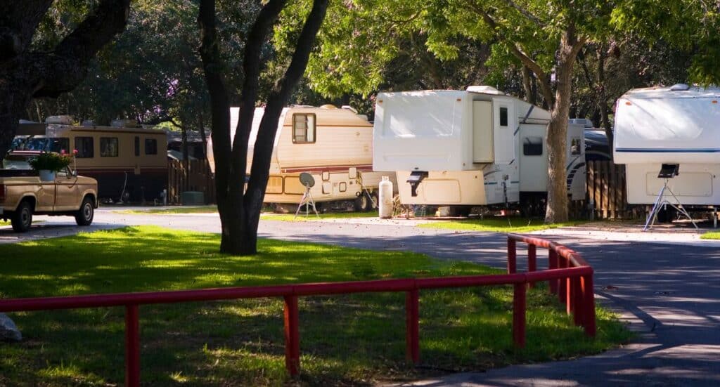 Park in the Shade or Use an RV Cover