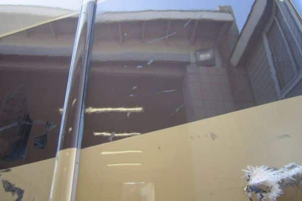 rv fiberglass damage