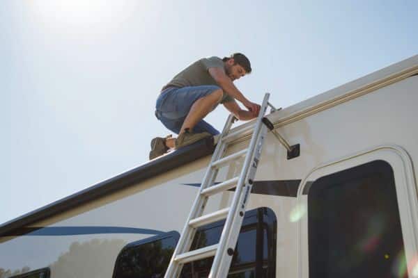THE FIRST HOUR OF AN RV ROOF REPAIR IN RANCHO CUCAMONGA